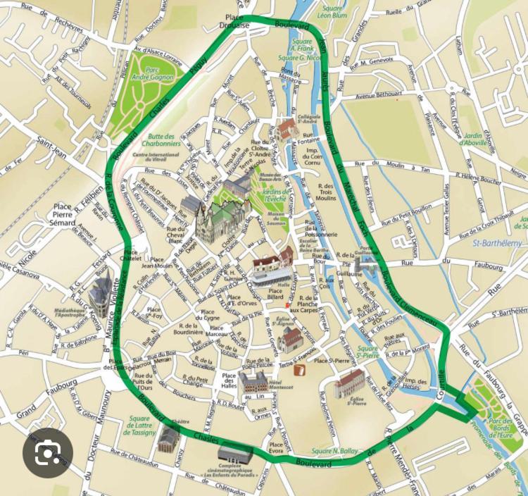 L Ecuyer Appartement Au Coeur Du Quartier Historique Chartres Luaran gambar